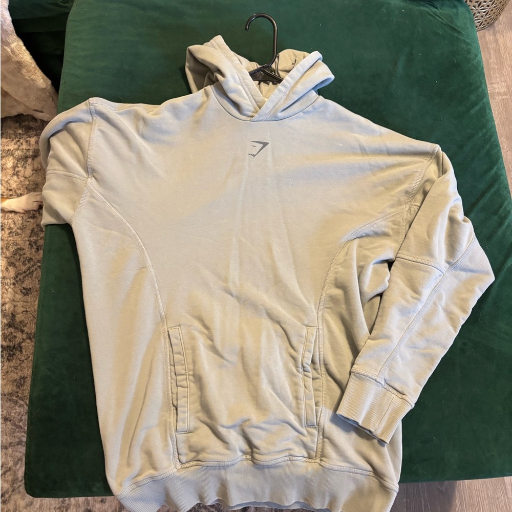 Gymshark Sage Green Hooded Pullover